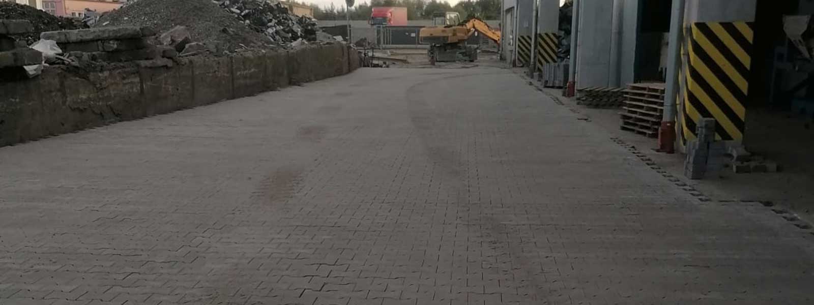 Budowa nawierzchni i dróg z kostek betonowych